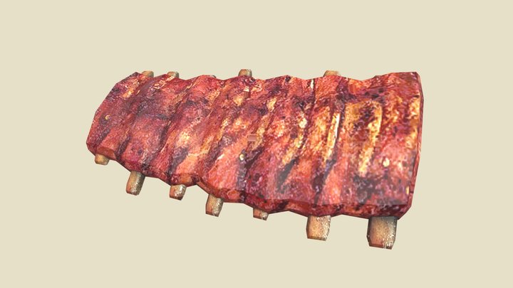 Meat Ribs🥩 – Modello 3D gratuito STL