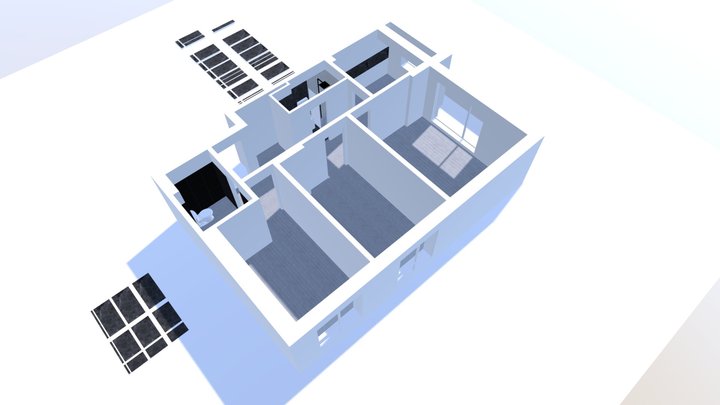 apartament xxl 3D Model