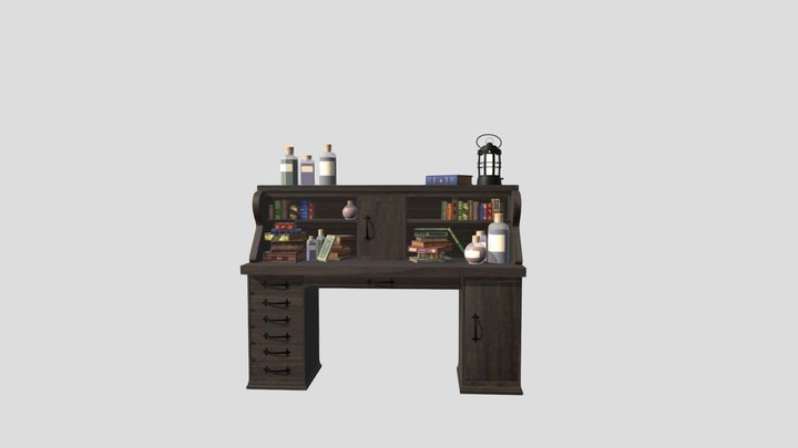 Desk 3D Model