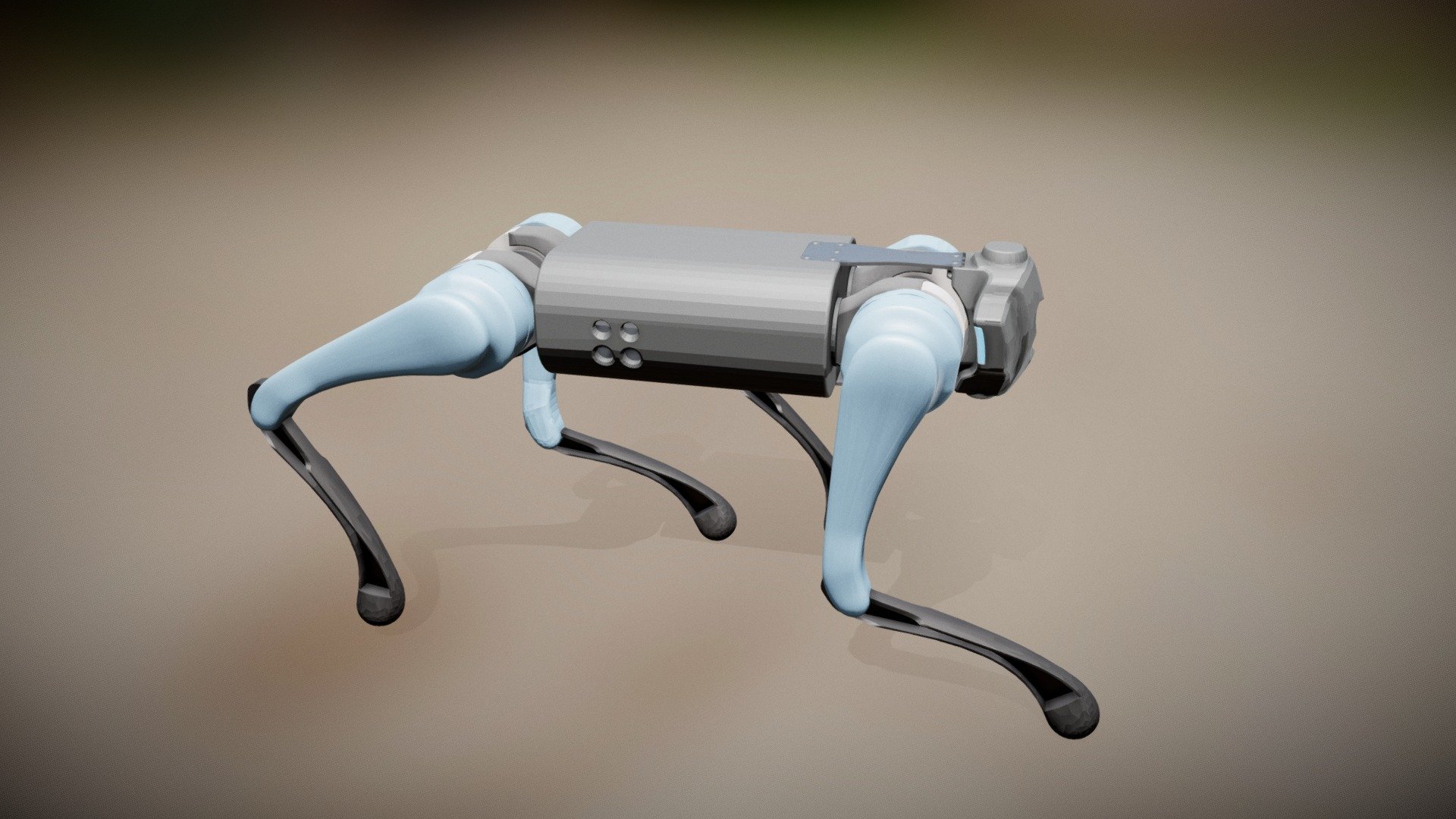 Robot Dog Unitree Go1 - Download Free 3D Model By C. Yamahata ...