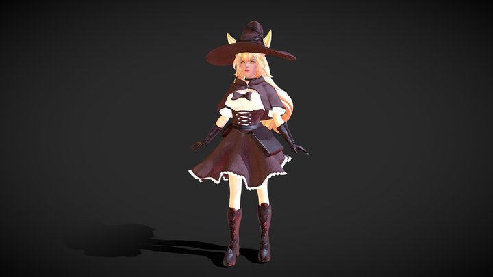 Forest Witch 3D Model