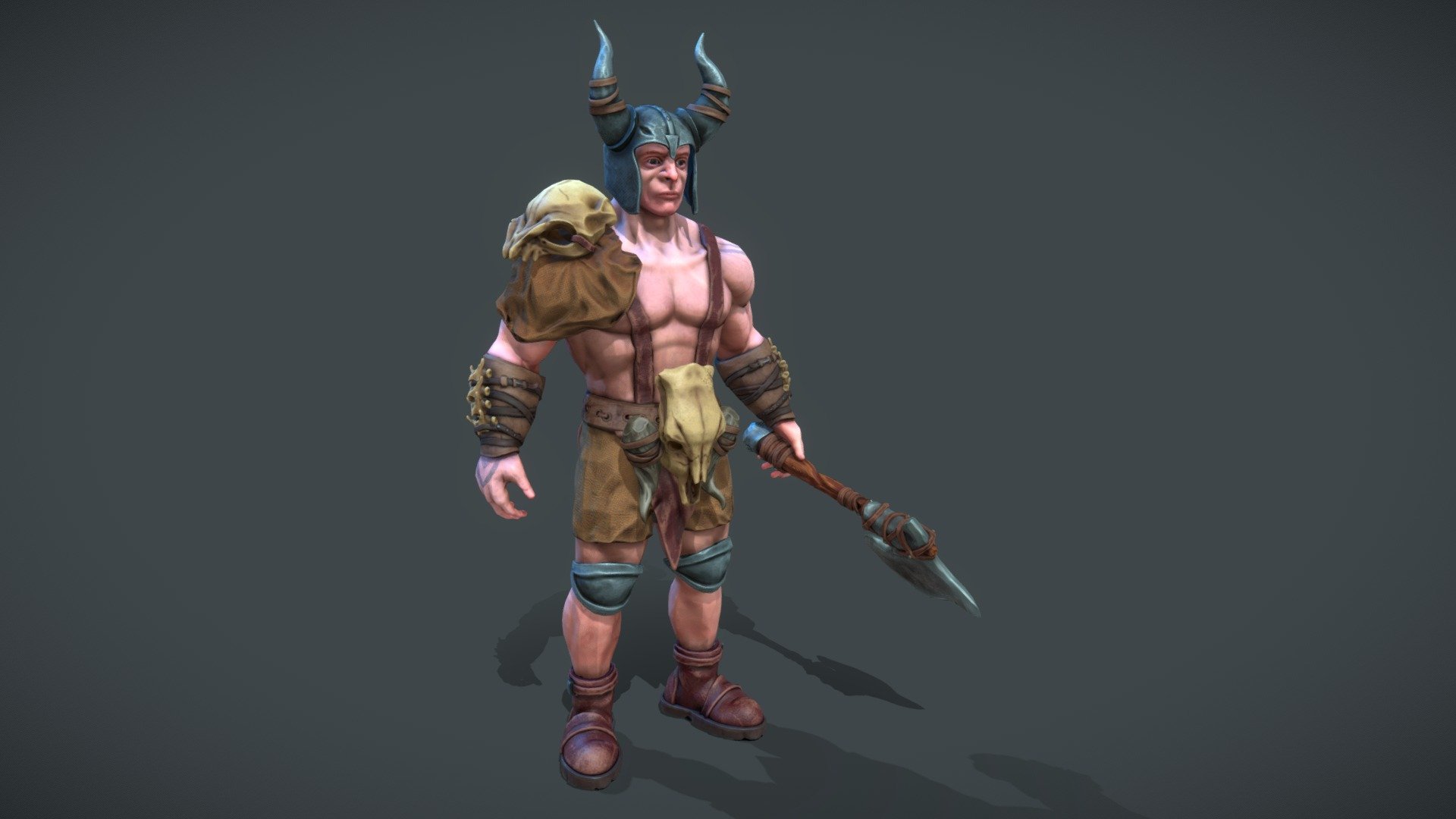 Barbarian - 3D model by Polina Shoshina (@SHPOLLY) [9266d98] - Sketchfab