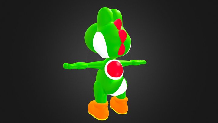 3D model Mario Luigi And Yoshi From Game VR / AR / low-poly