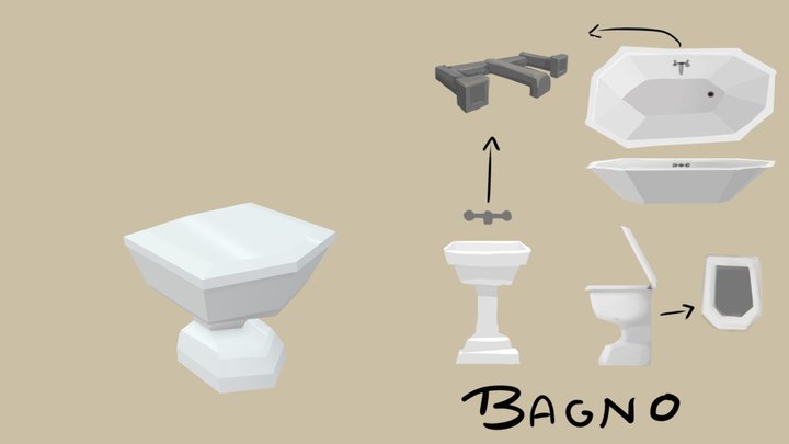 Toilet 3D Model