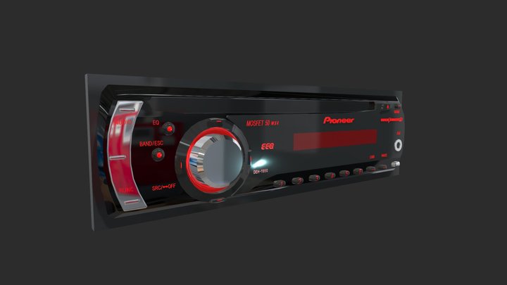 CD Player Pionner 3D Model