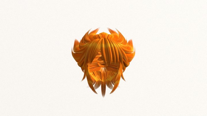 Hair test2 3D Model
