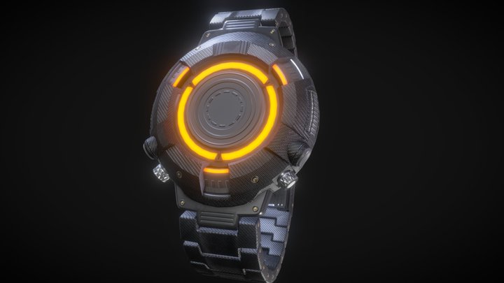 The Division SHD Smartwatch 3D Model