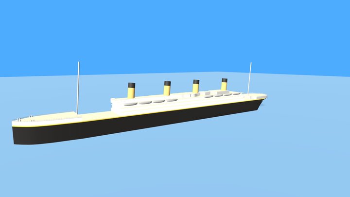 RMS Titanic(WIP) 3D Model