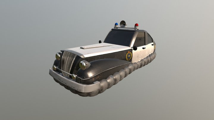 Vehicule Police PrairieLand 3D Model