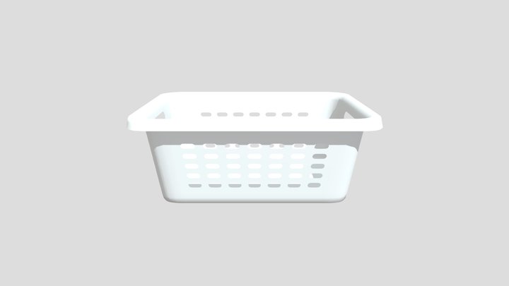 Basic Laundry Basket 3D Model