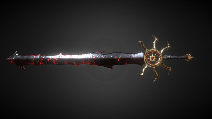 FlameSword 3D Model