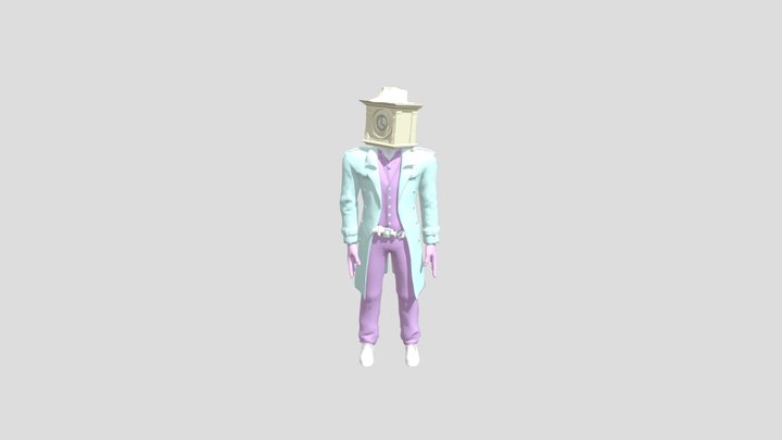 Large-clockman 3D Model