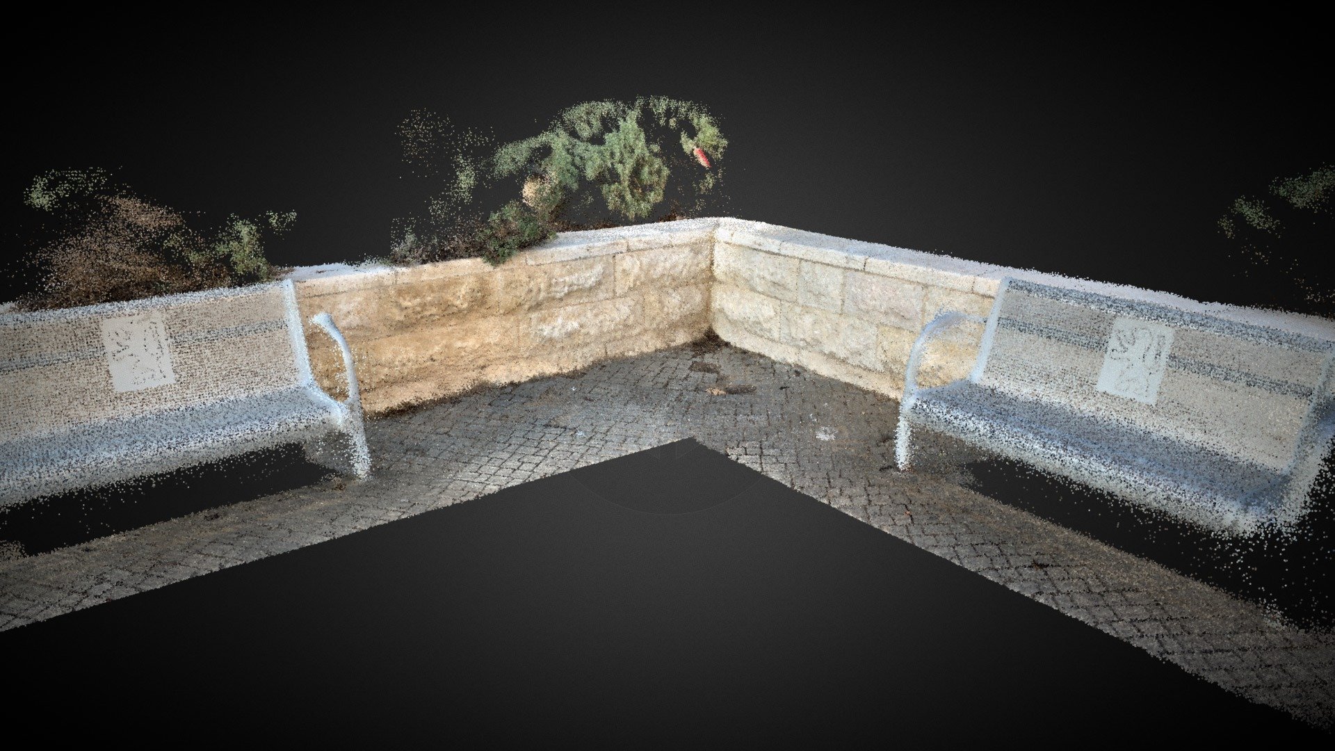 The Corner - - iPad Lidar point cloud