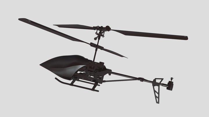 Helicopter Toy Model 3D Model