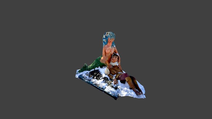 Meerjungfrau 3D Model