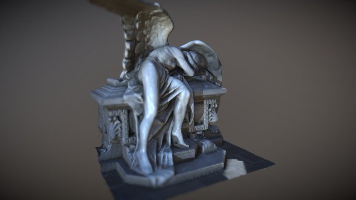 Tomb at Monjuic Cemetery 3D Model