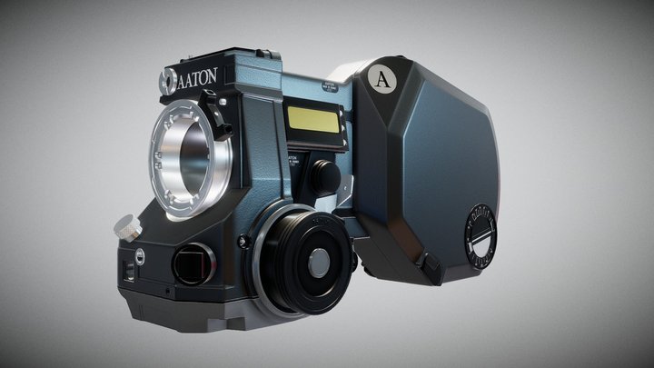 WIP: camera Aaton 7 XTR 3D Model