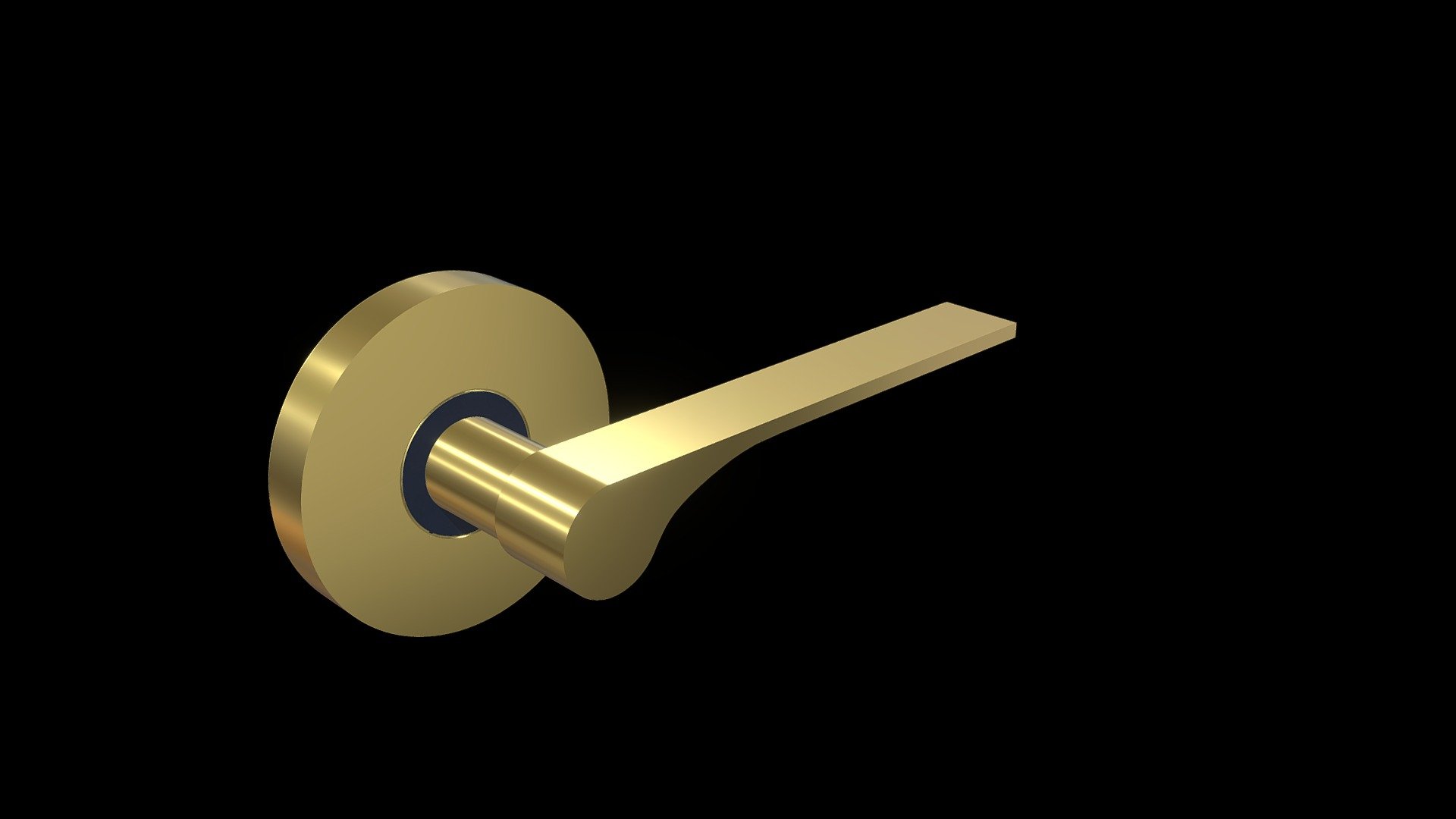 Door handle 3d sample by shaan studio - 3D model by theshaanstudio ...