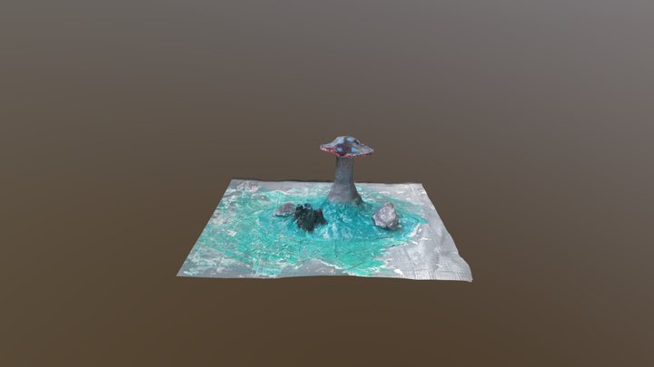 mushroom fictional 3D Model