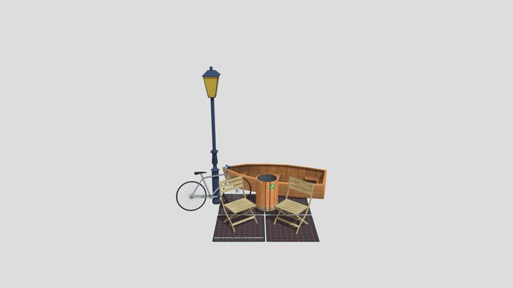 1DAE10 Tang Jeffrey Props Scene 3D Model