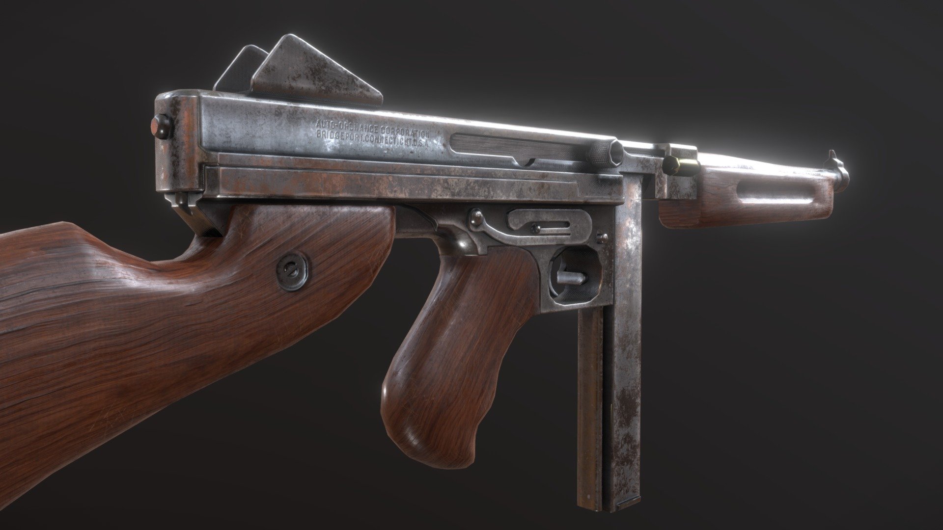 WW2 US Paratrooper and THOMPSON M1A1 - Buy Royalty Free 3D model by  Moony_State (@Moony_State) [697bf19]