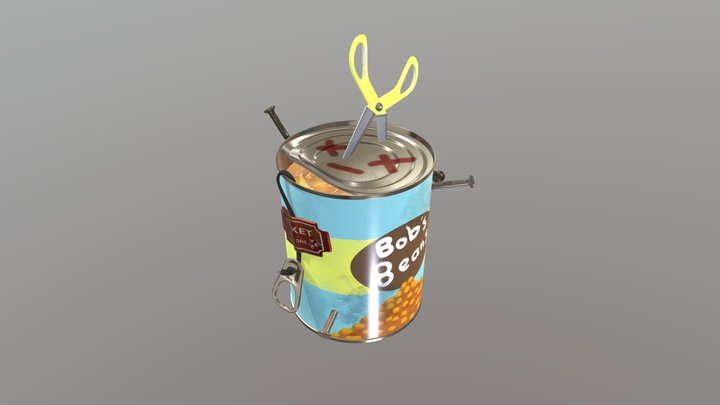 Bean Bomb 3D Model