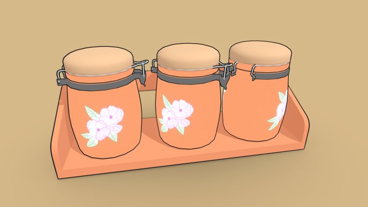 Jar, Pot, Glechik 3D Model
