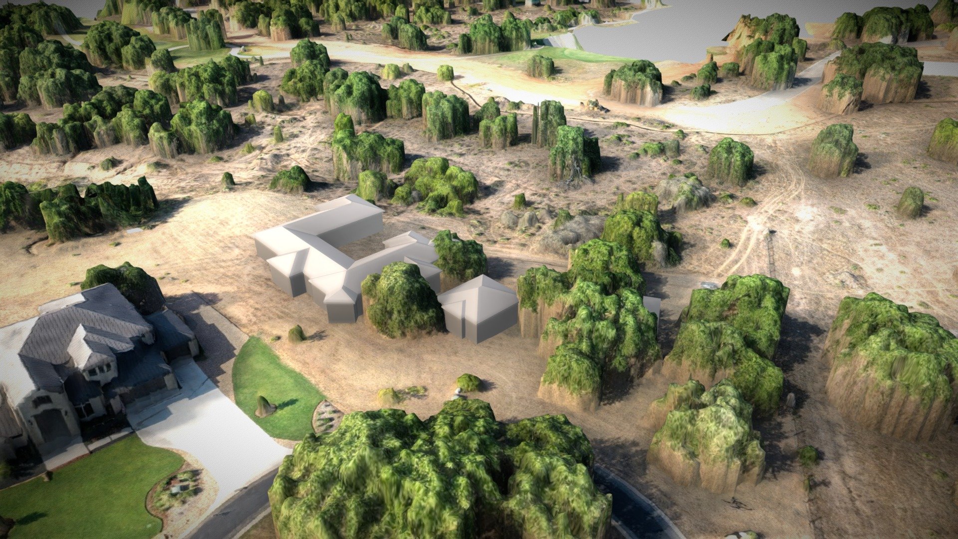 Massing Mesh-reduced