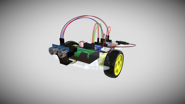 Aula 10 - Robô Ultrassônico - Kit 2023 – Kostenloses 3D-Modell STL