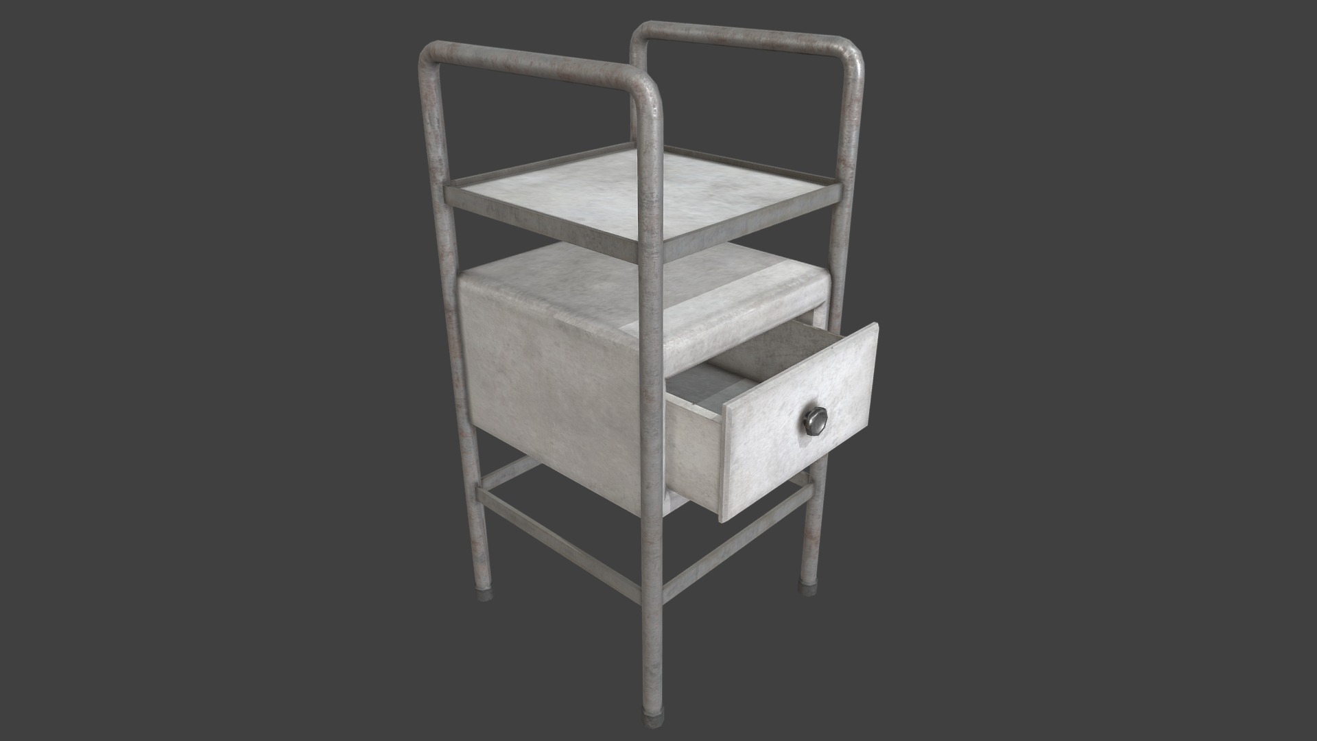 3D model End Table 4B PBR - This is a 3D model of the End Table 4B PBR. The 3D model is about a chair with a cushion.