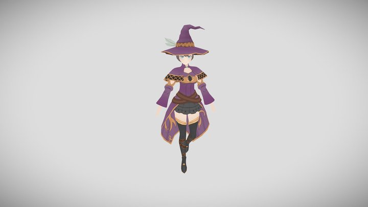 Wizard_Idle 3D Model