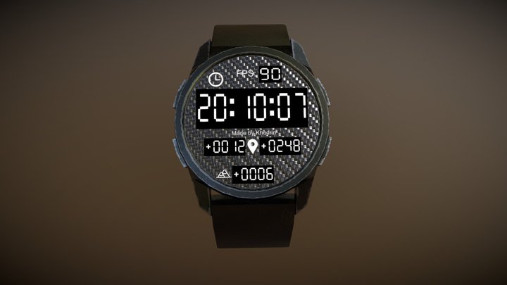 Classic Watch  V 2 3D Model