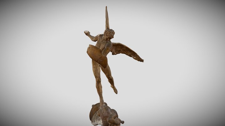 De heilige Michael doodt de duivel – Modèle 3D gratuit STL