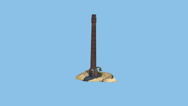 Bennett Ave Abattoir boiler chimney 3D Model