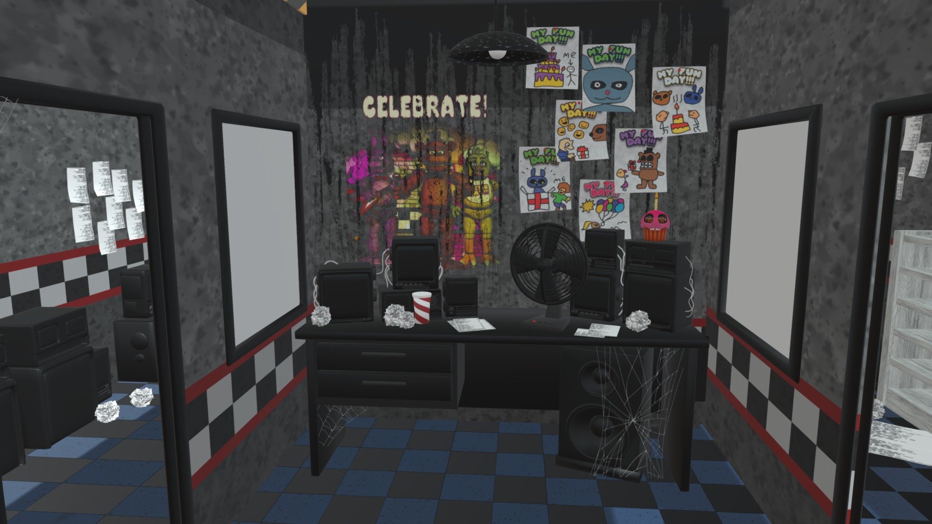 FNAF 1 Office - Five Nights At Freddy's by rocca, Download free STL model