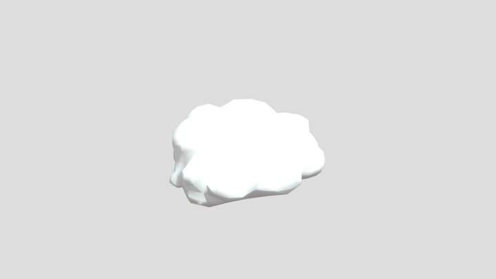 Cloud from Super Mario Galaxy. 3D Model