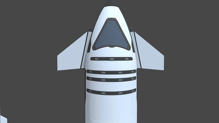 Starship crew Debney inspirated V4 in blender 3D Model