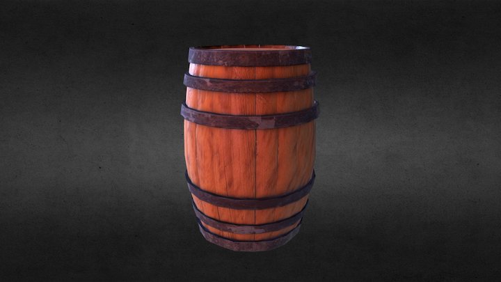 Barril (Only Texture) 3D Model