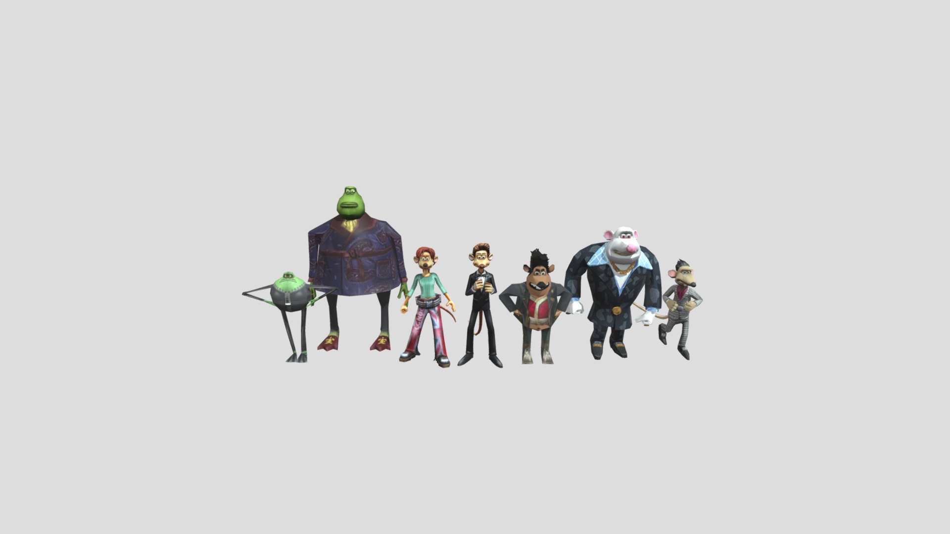 Flushed Away Characters - Download Free 3D model by Jamessmartguy ...