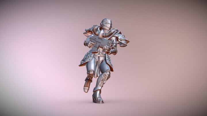 Space Nun 6 3D Model