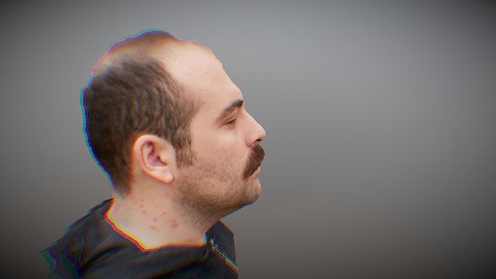 Male Actor 3d Head Scan 3D Model