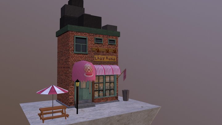 Sweet House 3D Model