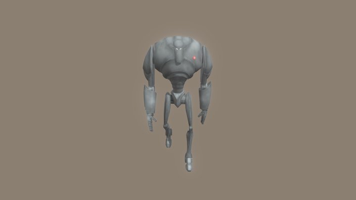 B2 Super battle droid 3D Model