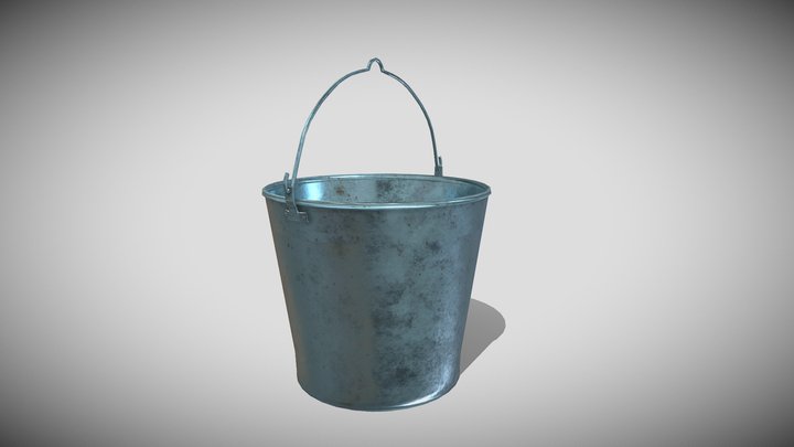 Galvanized bucket
