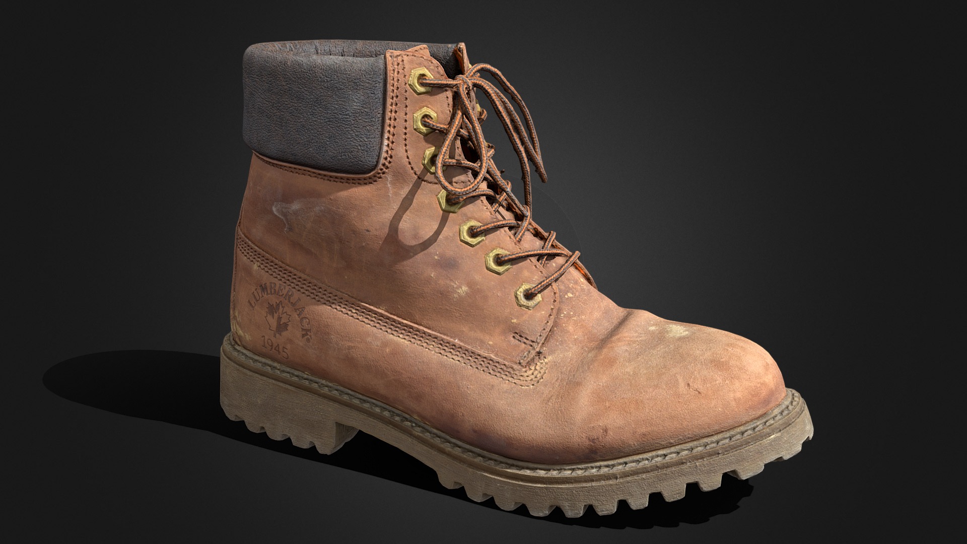 3D model Lumberjack Boot (used)