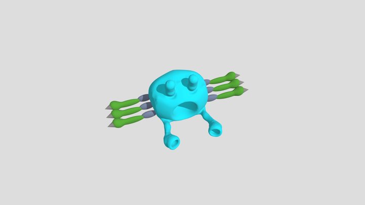 CrabAmp (draft 2) 3D Model
