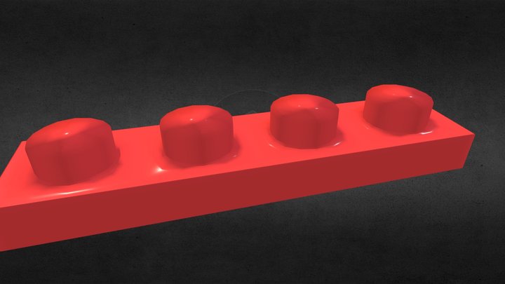 Lego Sub D 3D Model