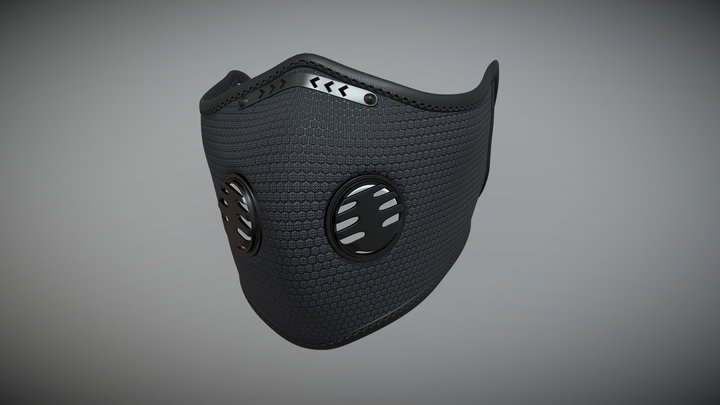 N99 Urban Style Face Mask Respirator 3D Model