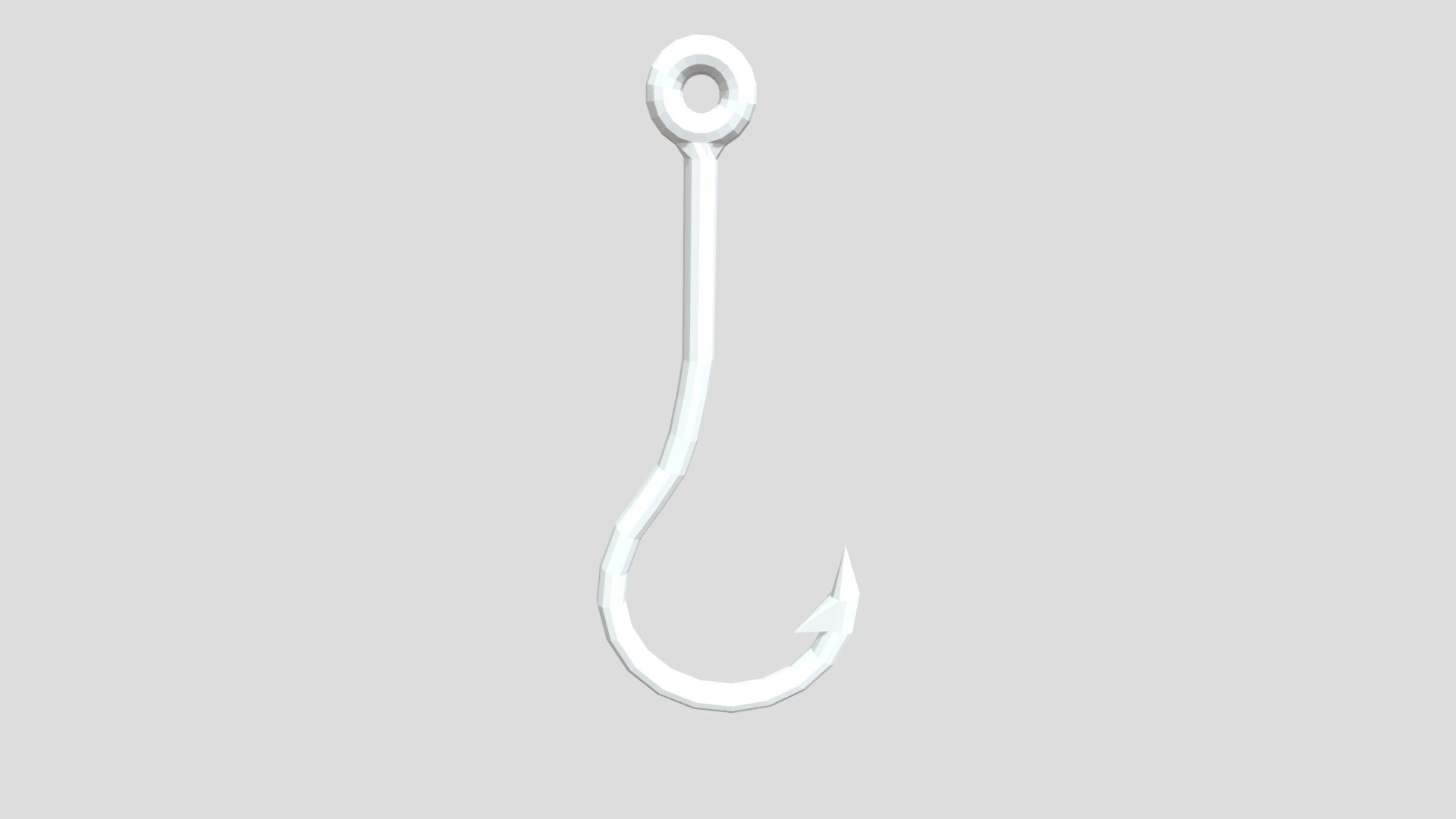 Fish hook from Poly by Google