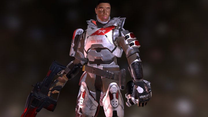 Destiny Titan Character (Fan Art) 3D Model